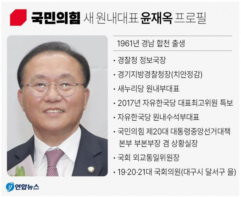 국민의힘 윤재옥 신임 원내대표 黨 위중 상황에 인물론 한표…野 폭주 막고 국민신뢰 회복할 것