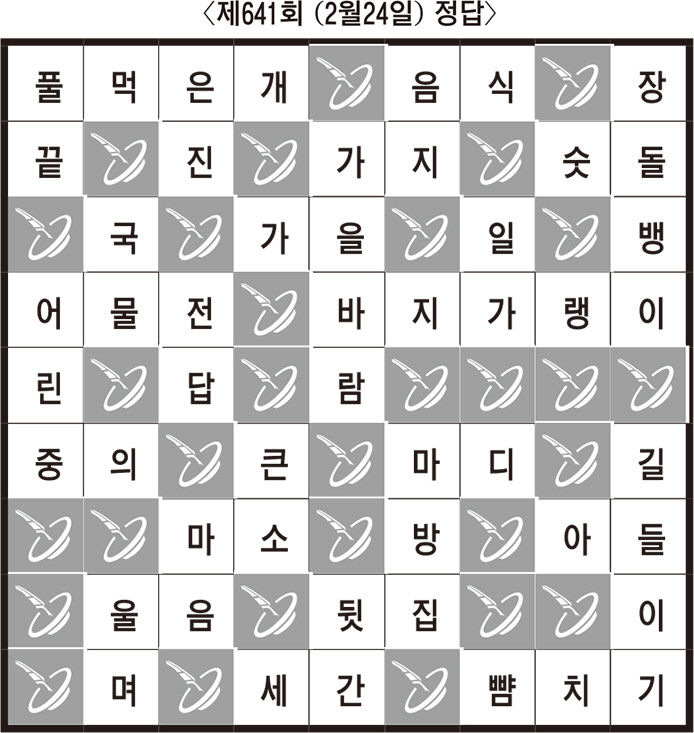 [임무출의 우리말 알아맞히기] 제643회