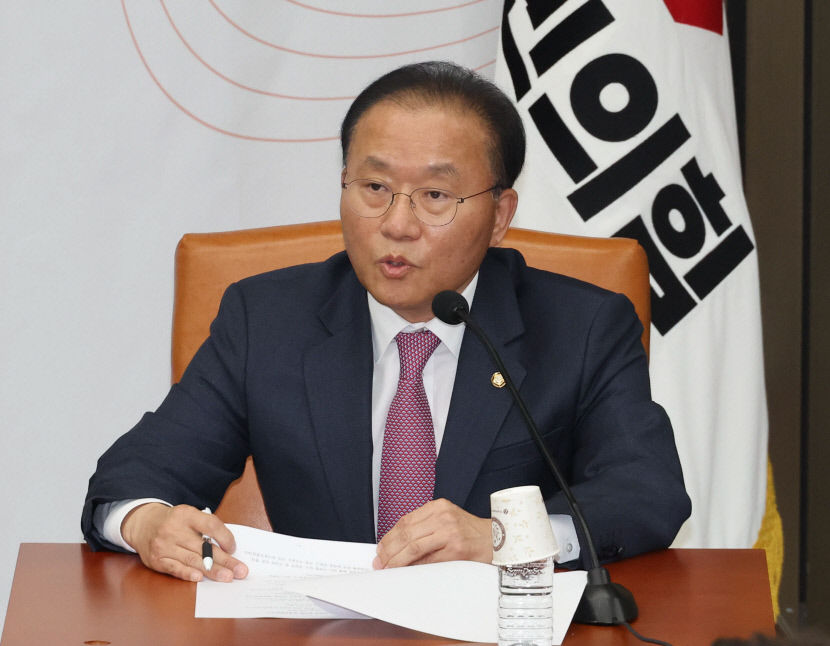 [속보] 국민의힘 신임 원내대표 윤재옥 선출
