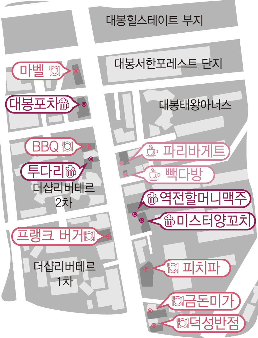 [대구 상권 다변화 시대] 신축 아파트단지로 쇠락하는 봉리단길 상권