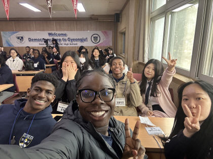 경주 선덕여고, 미국 데모크라시 프랩 차터스쿨과 융합 교육