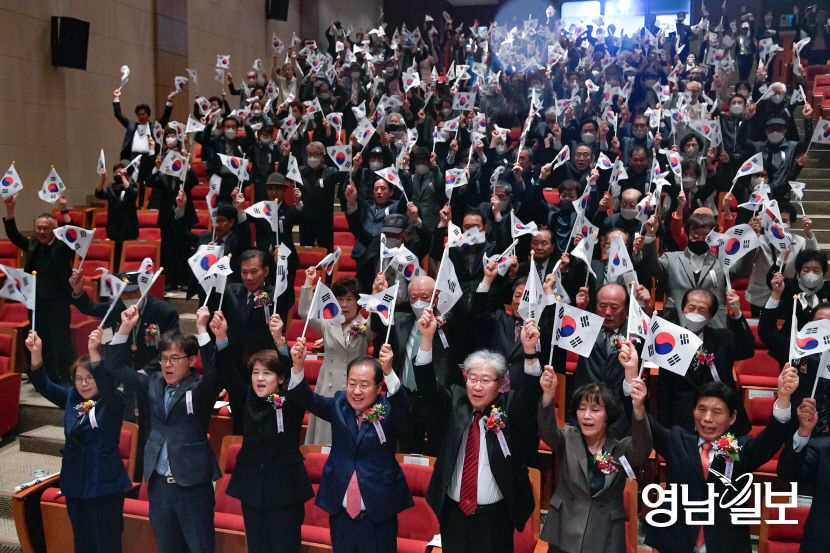 [포토뉴스] 대구에서 열린 대한민국 임시정부 수립 104주년 기념식