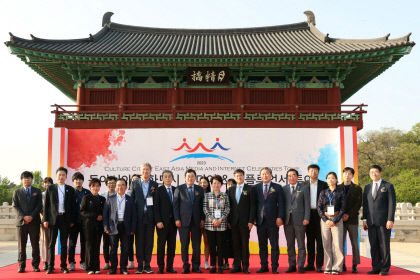 주낙영 시장, 한·중·일 기자·인플루언서 대상 APEC 정상회의 경주유치 홍보