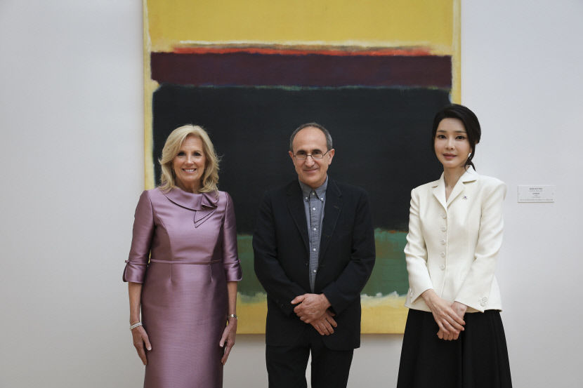 [尹국빈방미 동행취재] 김건희 여사, 안젤리나 졸리와 동물권 논의