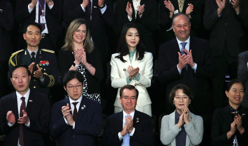 [尹국빈방미 동행취재] 김건희 여사, 안젤리나 졸리와 동물권 논의