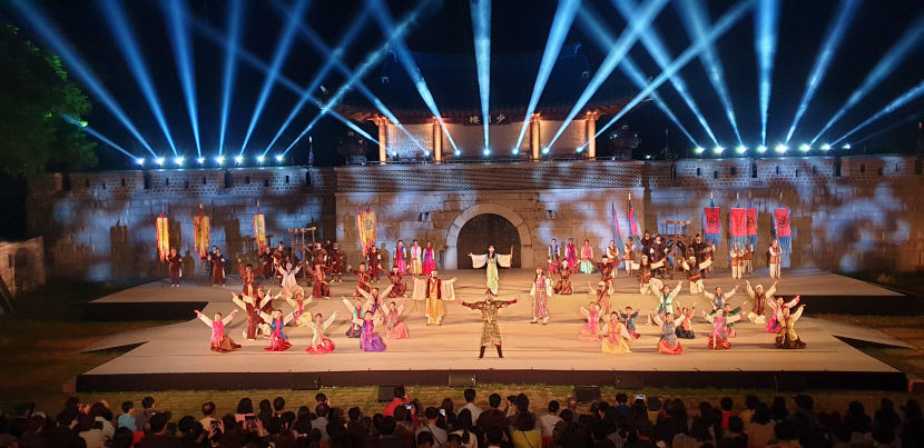 실경뮤지컬 왕의 나라 삼태사와 병산전투 화려한 막 올라