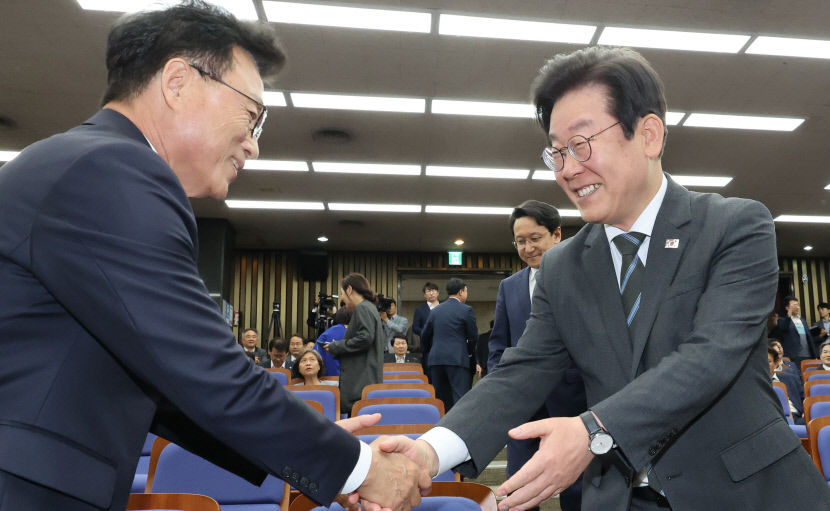 이재명 괘념치 않겠다 발언에도…尹-여야 원내대표회동 박광온 거부에 무산