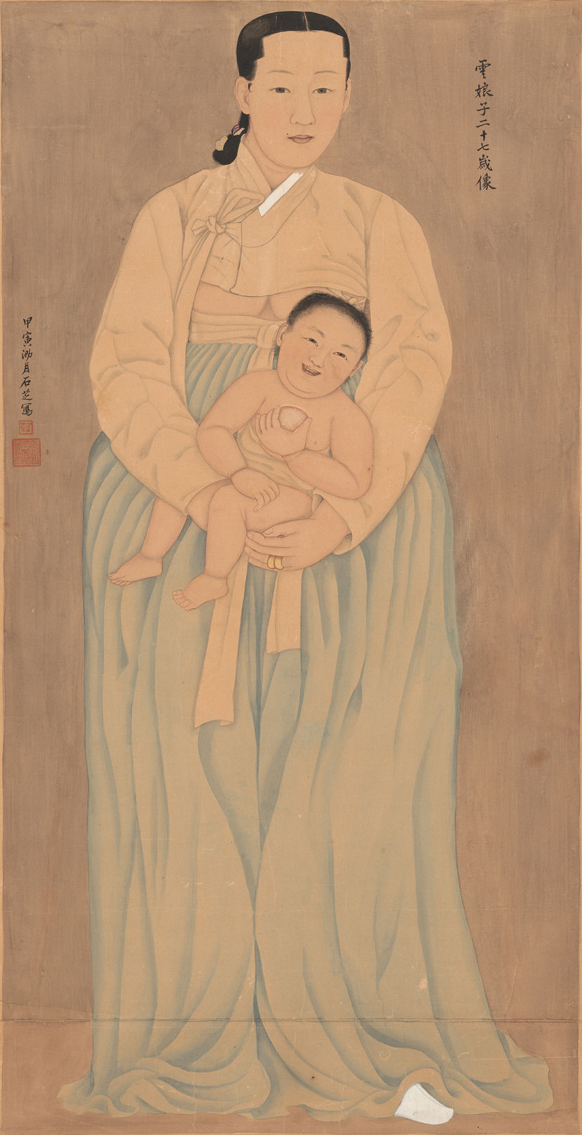 [김남희의 그림 에세이] 옛 그림 속의 엄마와 아이…조선 후기 풍속화에선 나물 캐러 가서도 젖 먹이는 母 볼 수 있다
