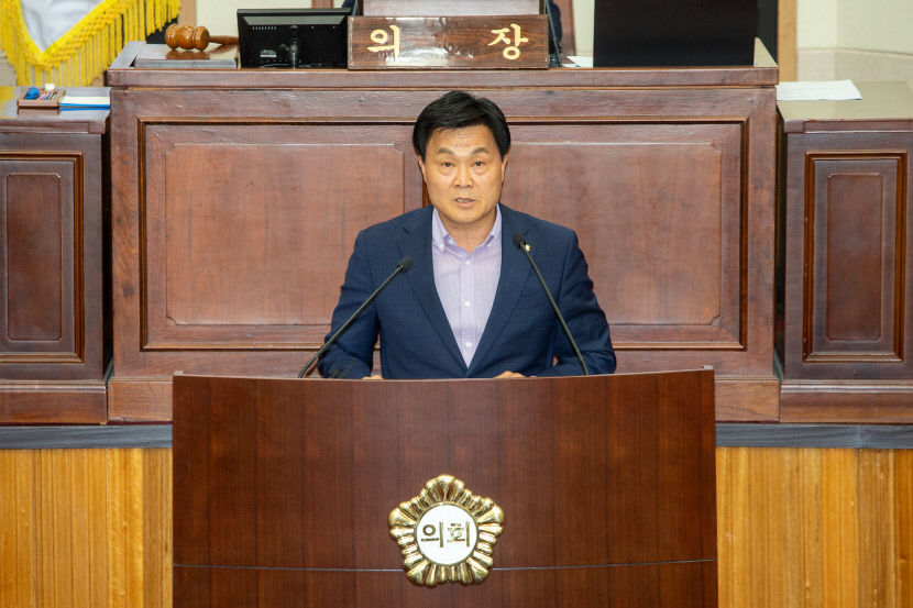 김영태 구미시의원 5분 발언 통해 구미타워 건립 강조