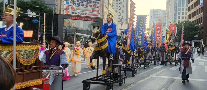 경산자인단오제보존회, 파워풀대구페스티벌 퍼레이드 동상