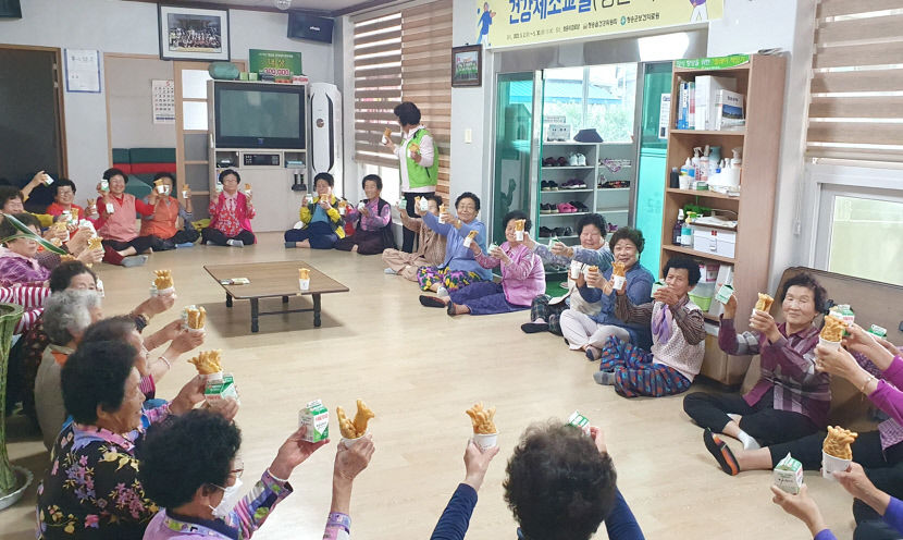 청송읍건강지킴이 붕어빵 봉사