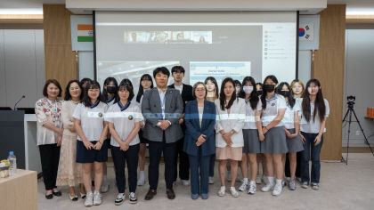 동국대 WISE캠퍼스-주인도 한국대사관, 경주-인도 고교 글로컬 교육 강화 간담회