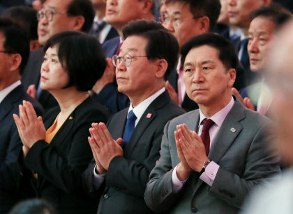 이재명 밥·술은 친구와 하라…김기현 허물없이 얘기하자