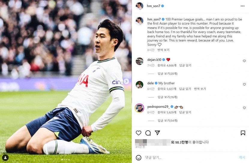 득점왕·얼굴 부상·ELP 100골…이번 시즌 우여곡절 많았던 손흥민