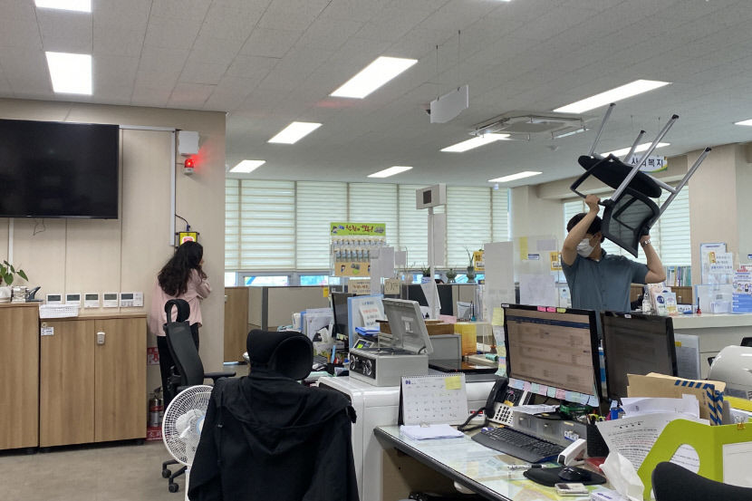 영주시-영주경찰서, 민원실 비상상황 대비 훈련 실시