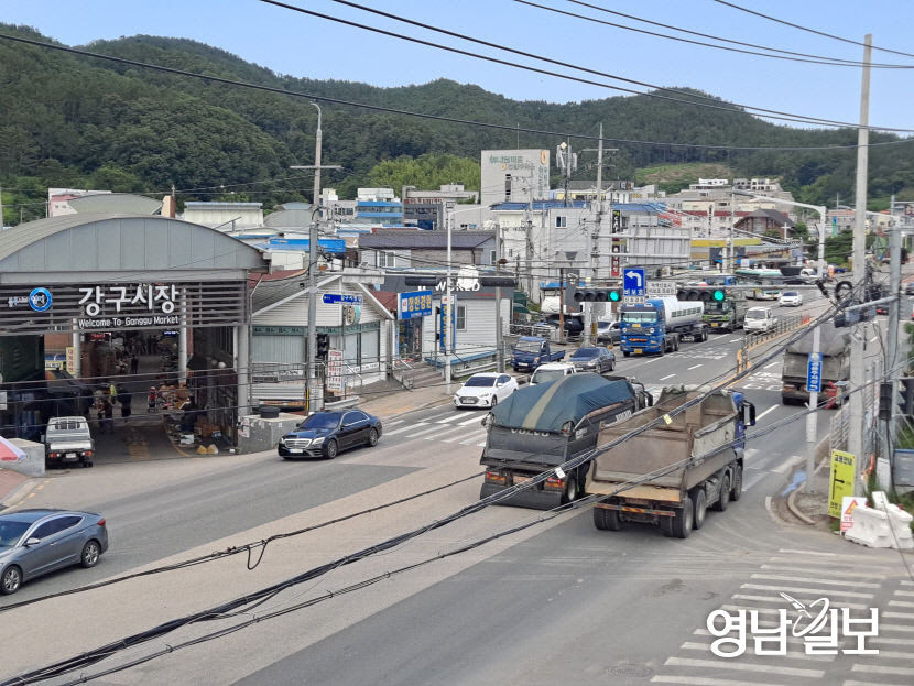 경북경찰청, 영남일보 7번 국도 공포의 도로 보도 후 화물차 집중 단속 나서