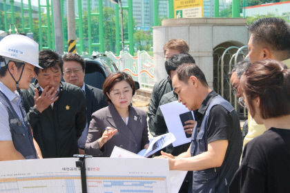김정재 의원, 포항지역 수해 대비 현장 안전점검 나서