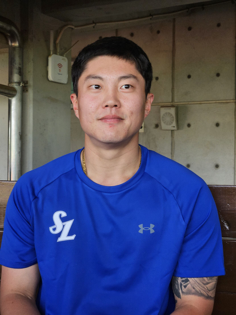 푸른 유니폼의 류지혁 팀에 부족한 부분 제가 채울 것