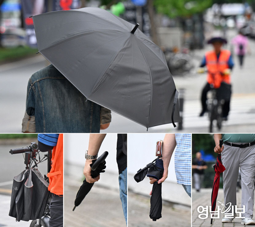 [포토뉴스] 장마기간에는 우산이 필수품