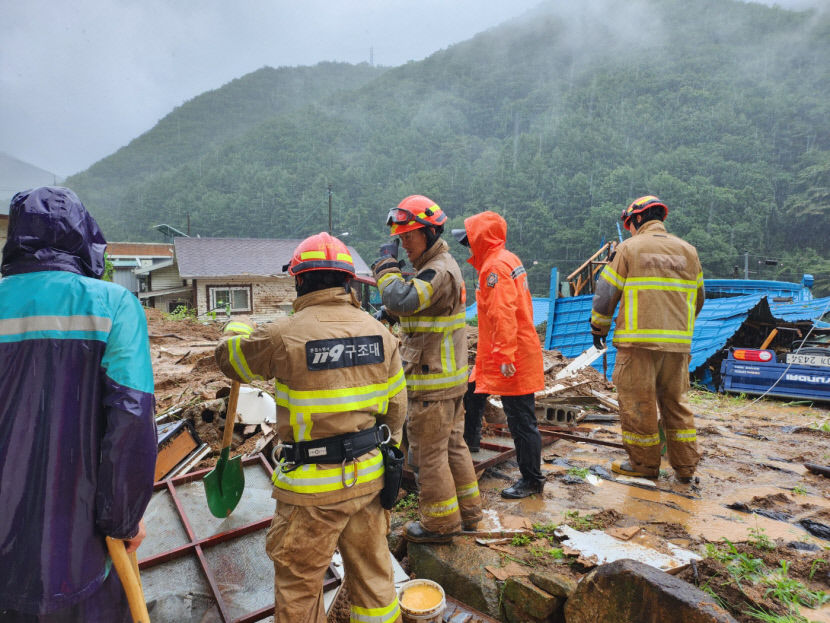 경북 문경 지난 13일부터 내린 비로…2명 숨지고 1명 실종 등 피해 잇따라