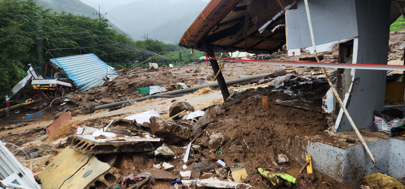 [단독] 부녀 덮친 영주 산사태, 공원관리당국의 안일한 위험 관리가 부른 인재