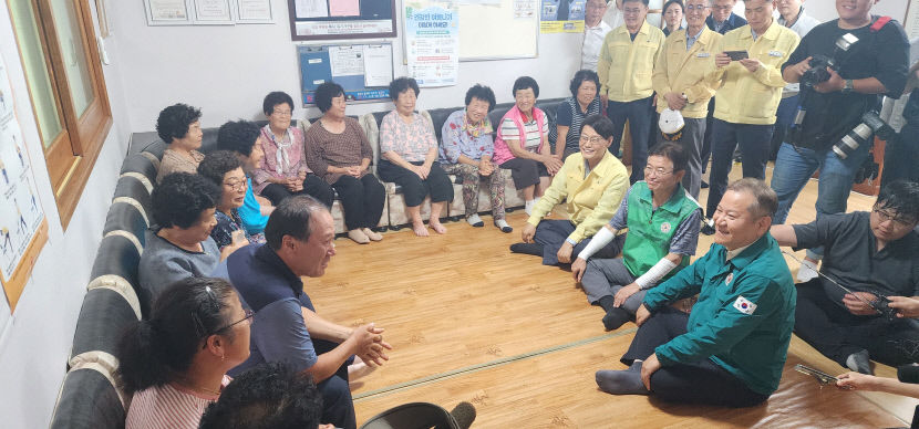 이상민 행안부 장관, 호우 피해 지역 잇따라 방문 복구 총력