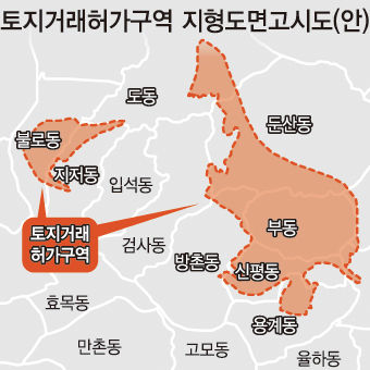 K2 후적지 주변, 5년간 토지거래허가구역 지정