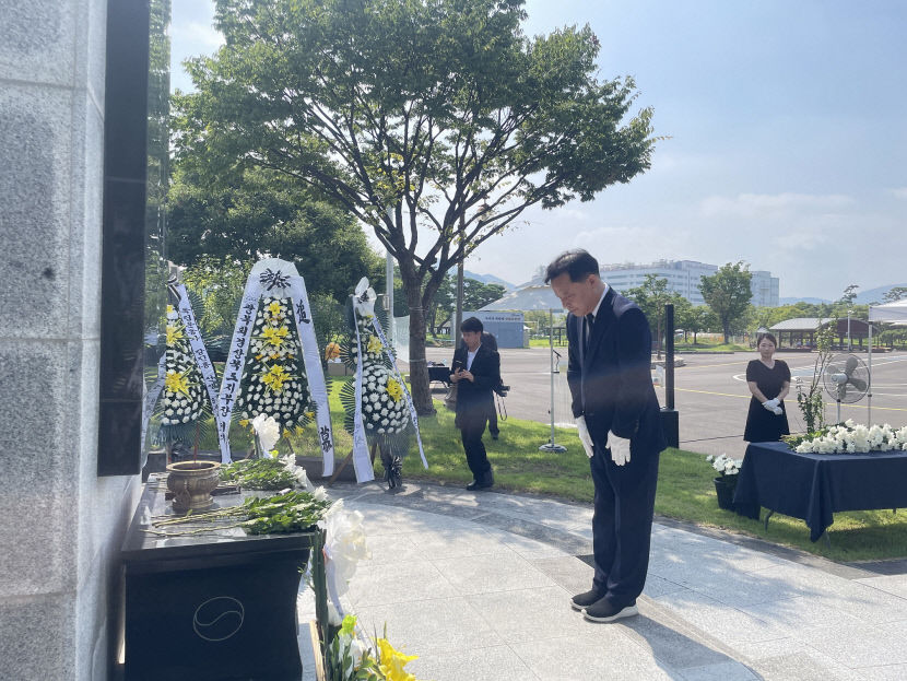 애국지사 장진홍 선생 93주기 추모식, 경북 구미시에서