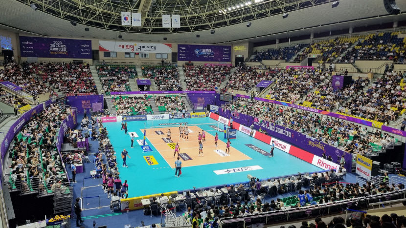 구미 도드람컵 프로배구대회, 대박 조짐 보여