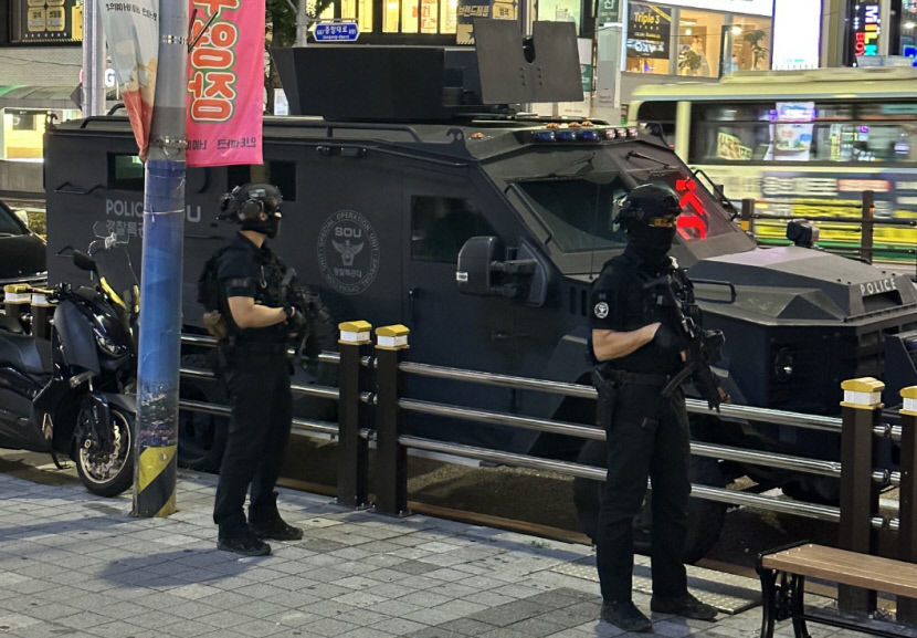 칼부림 예고에 경찰 비상...불안한 시민들은 집콕