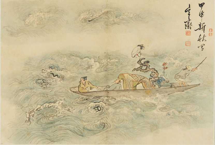 [김남희의 그림 에세이] 물을 바라보는 선비의 자세…사나운 물결에도 두려움 없이…선비의 마음은 고요한지고