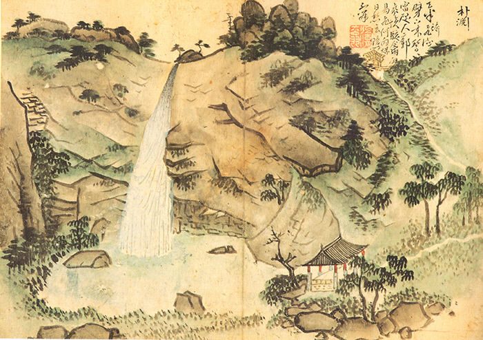 [김남희의 그림 에세이] 물을 바라보는 선비의 자세…사나운 물결에도 두려움 없이…선비의 마음은 고요한지고