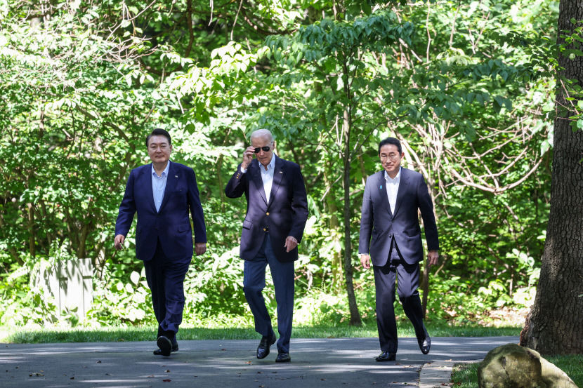한미일 정상회의 年1회 정례화…공동 위협엔 즉각 공조