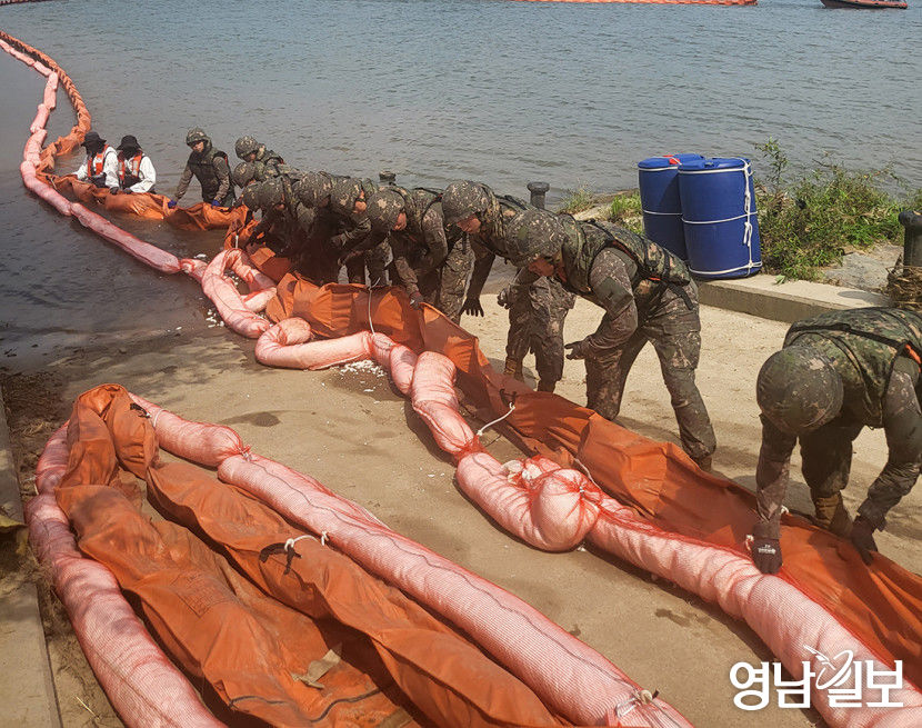 [포토뉴스] 낙동강 수질오염사고 합동 대응 훈련