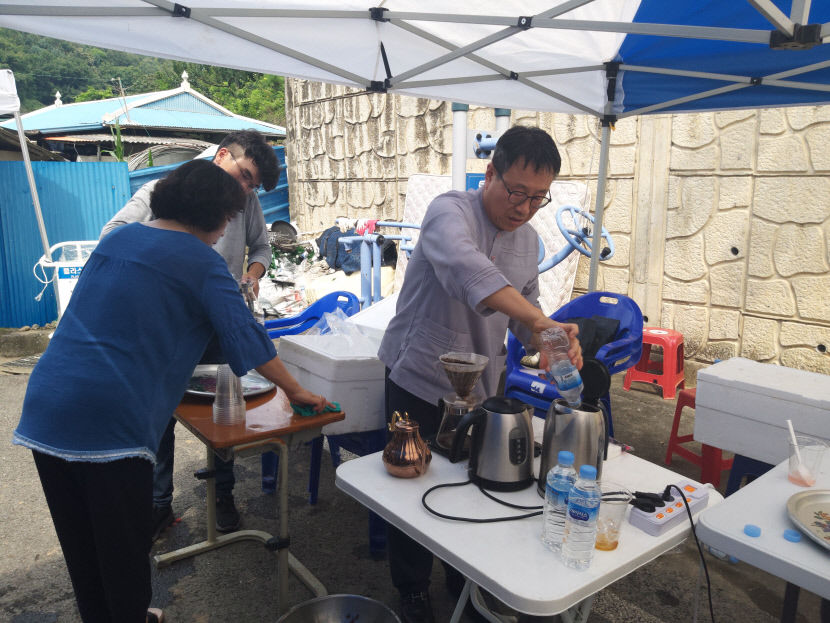 폭우 속 이웃사랑 실천···예천 감천 벌방교회 황종관 담임목사