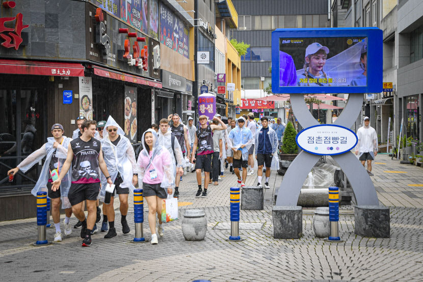 각국 배구선수들 문경에서 문화체험 어서와 문경은 처음이지