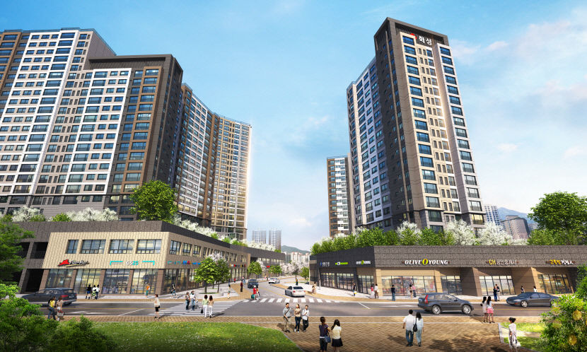 서대구역 화성파크드림 단지내 상가 16개 점포 분양