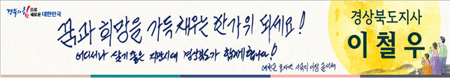 현수막 글씨체가 왜 저래?…다양한 경북도 귀성객 환영 현수막 눈길