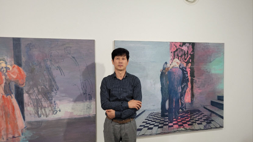 [갤러리에서]독일화가 장혁동, 고독한 현대인의 자화상을 들여다보다