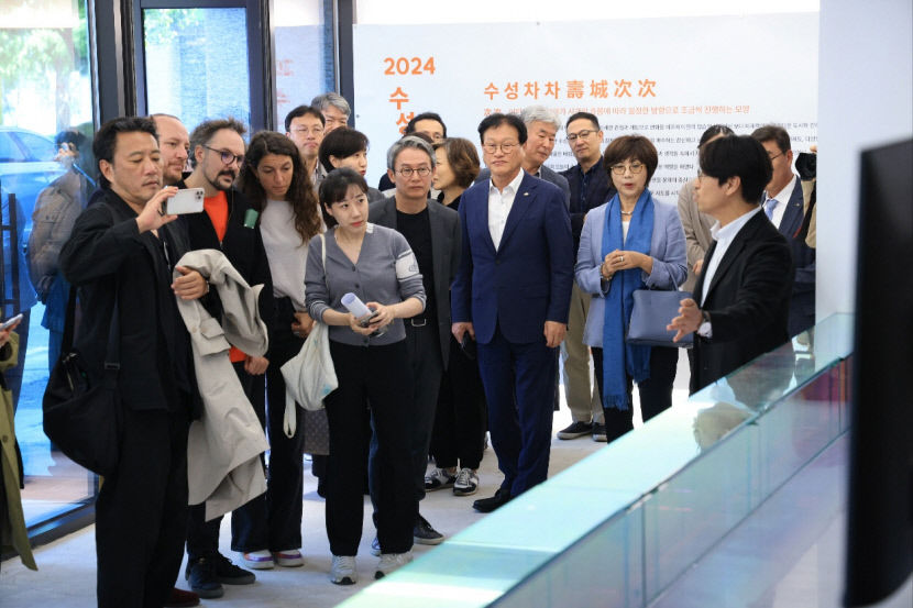 차별화된 건축물 건립 위해, 대구 수성구 국제 비엔날레 개최 추진