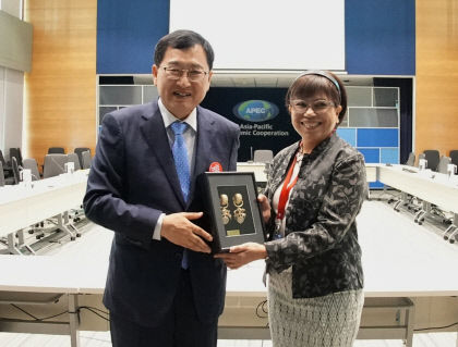 주낙영 경주시장, 싱가포르 APEC 사무국 방문…2025 APEC 경주 유치 당위성 피력
