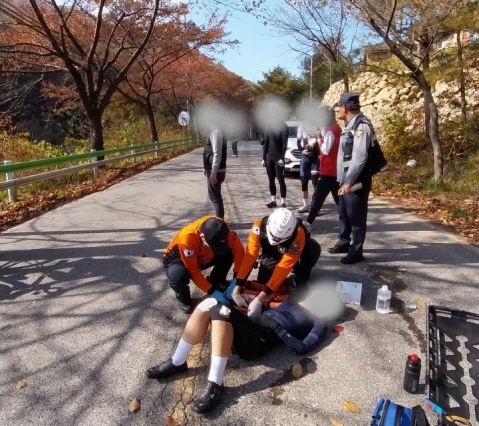 경북 영주 백두대간 그란폰도서 참가자들끼리 충돌…2명 중·경상