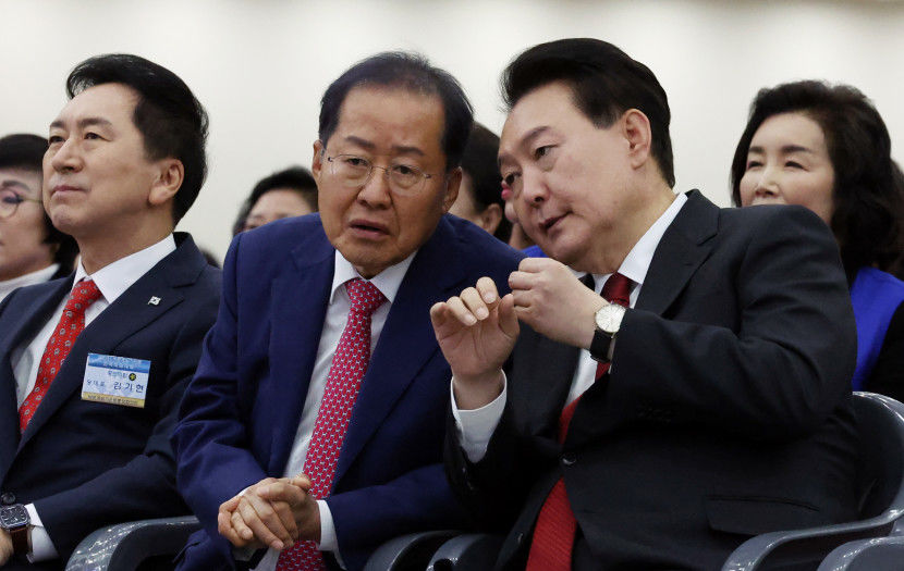 尹 대구 오니 힘난다 바르게살기운동 전국대회 참석…현직 두 번째