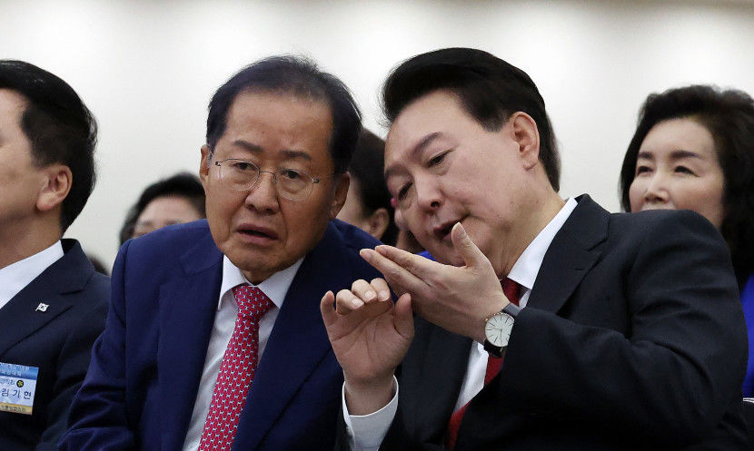 尹 대구 오니 힘난다 바르게살기운동 전국대회 참석…현직 두 번째