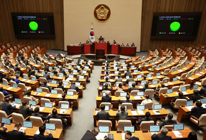 노란봉투법·방송3법, 野 주도로 국회 본회의 통과…與 필리버스터 취소