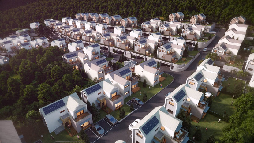 태왕 태왕아너스 더힐, 700세대 부지에 69세대만의 타운하우스