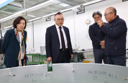 황주호 한수원 사장, 경주 동인엔지니어링 방문…동반 협력 강화