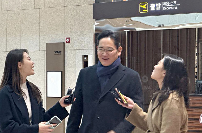 이재용, 엑스포 유치전 마치고 귀국…다들 열심히 하고 있다