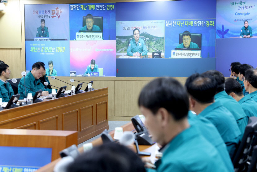 경북도, 경주 지진 발생과 동시에 재대본 본격 가동