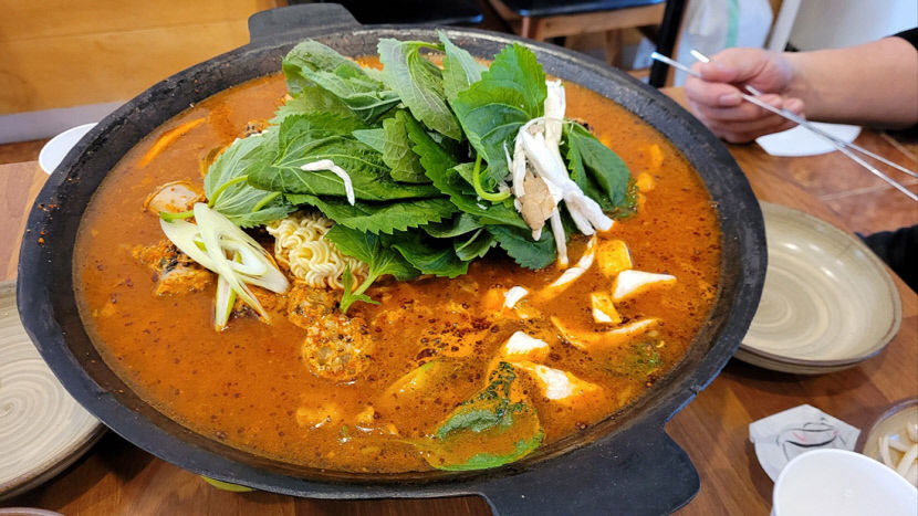 [대구맛집] 대구혁신도시 온기한그릇…칼칼~한 순대전골로 밥 한 그릇 뚝딱